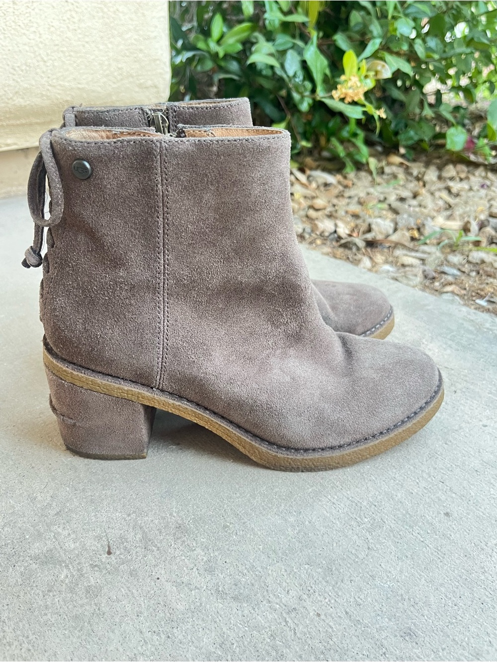 UGG brown booties size 6